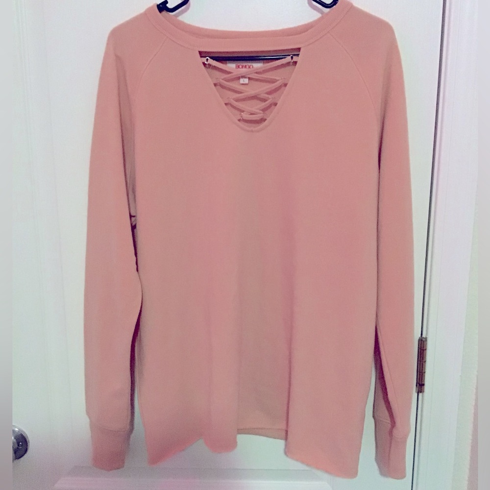 Bingo Lace Up Sweatshirt